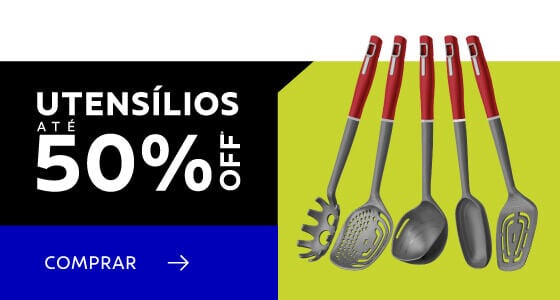 Utens&iacute;lios at&eacute; 50% OFF