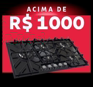 Produtos acima de R$ 1000
