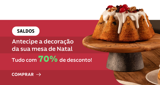 Antecipe sua decoração de Natal com 70% OFF!