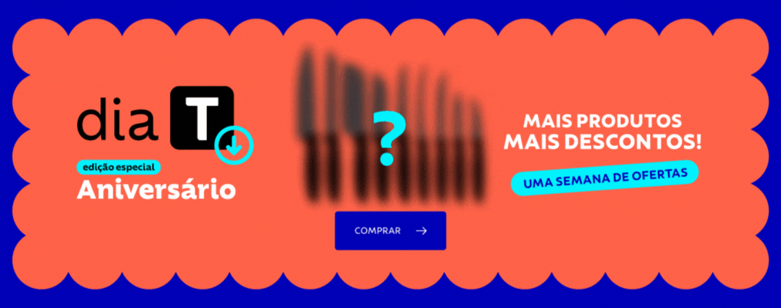 Dia T especial de Aniversário: uma semana de ofertas!