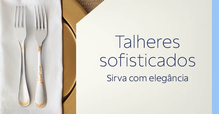 Talheres Sofisticados: sirva com eleg&acirc;ncia
