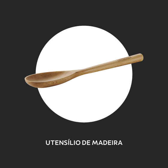 Utensílio de madeira