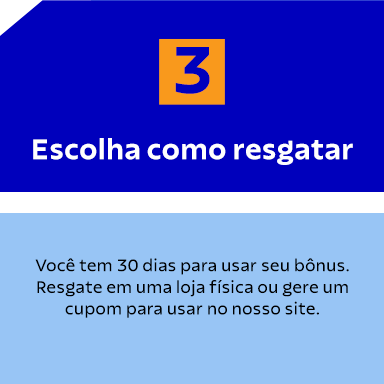 Escolha como resgatar