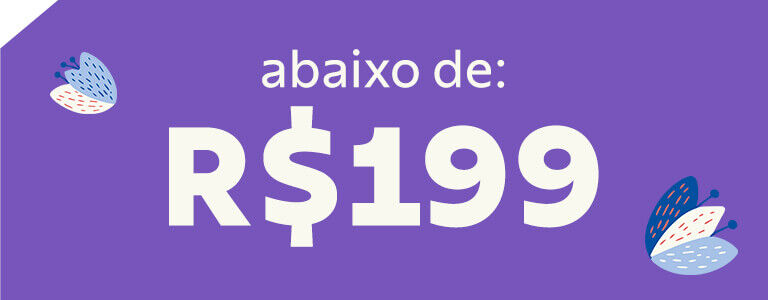 Presentes abaixo de R$ 199