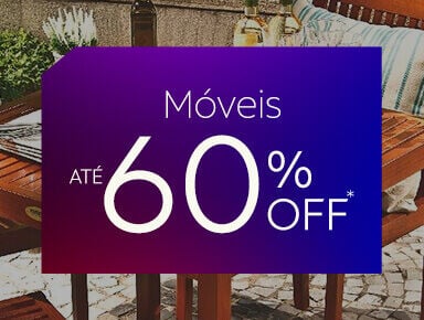 M&oacute;veis at&eacute; 60% OFF
