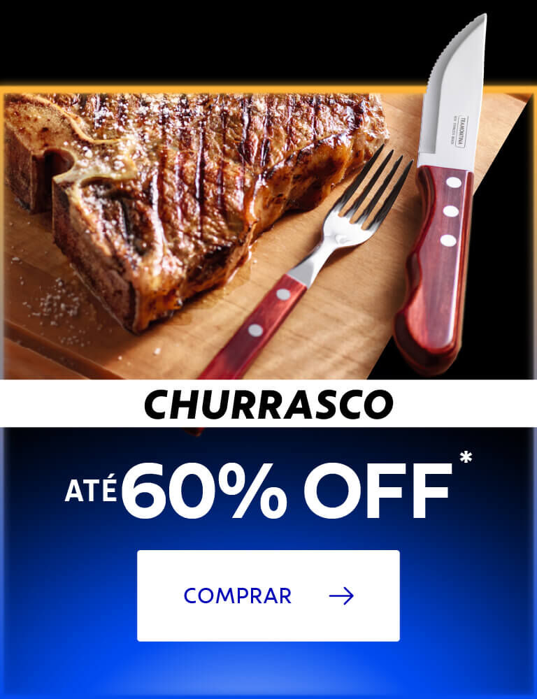 Churrasco até 60% OFF