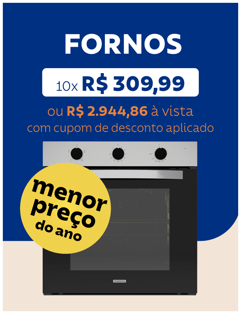 5% OFF* em Fornos – Use o cupom LIBEROU5 no carrinho!
