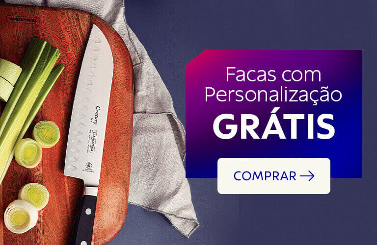 Facas com Personaliza&ccedil;&atilde;o GR&Aacute;TIS