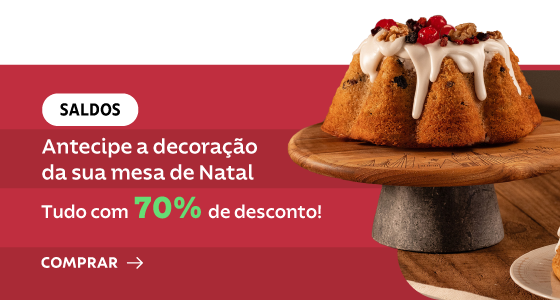 Antecipe sua decoração de Natal com 70% OFF!