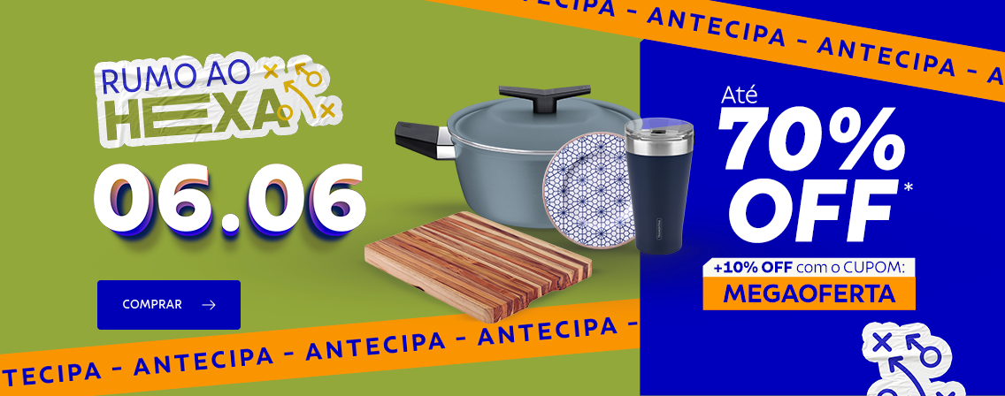Antecipa - Mega Oferta 06.06 at&eacute; 70% OFF*