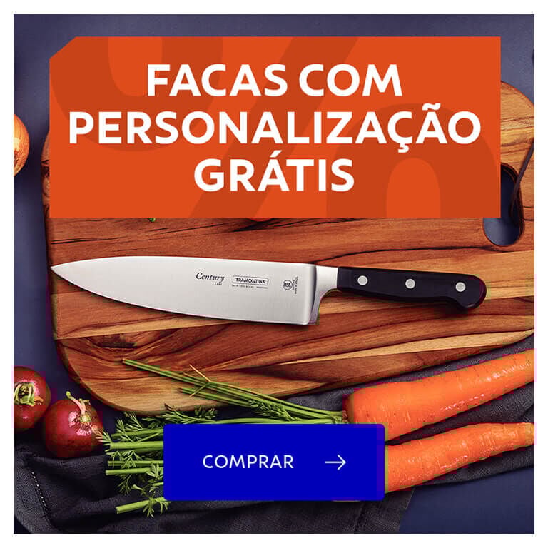 Facas com personaliza&ccedil;&atilde;o gr&aacute;tis