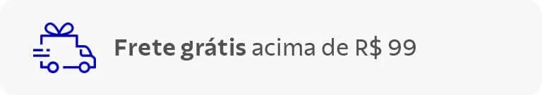Frete gr&aacute;tis acima de R$ 99