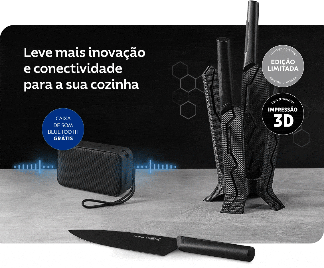 Tramontina Nygma: Leve mais inovação e conectividade para a sua cozinha.