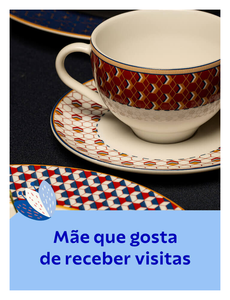 M&atilde;e que gosta de receber visita