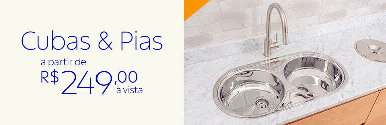 Cubas & Pias a partir de R$ 249,00 &agrave; vista
