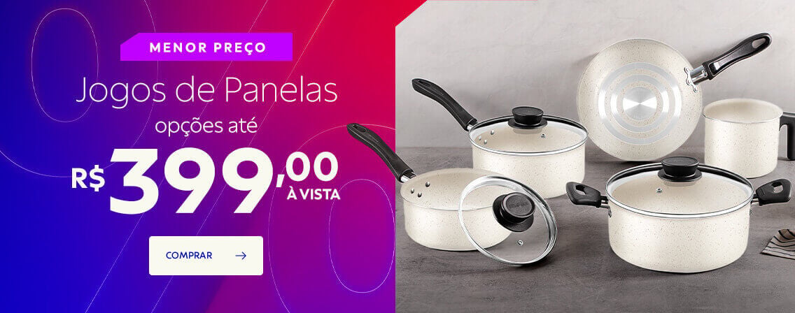 T Friday | Jogos de Panelas op&ccedil;&otilde;es at&eacute; R$ 399,00 &agrave; vista
