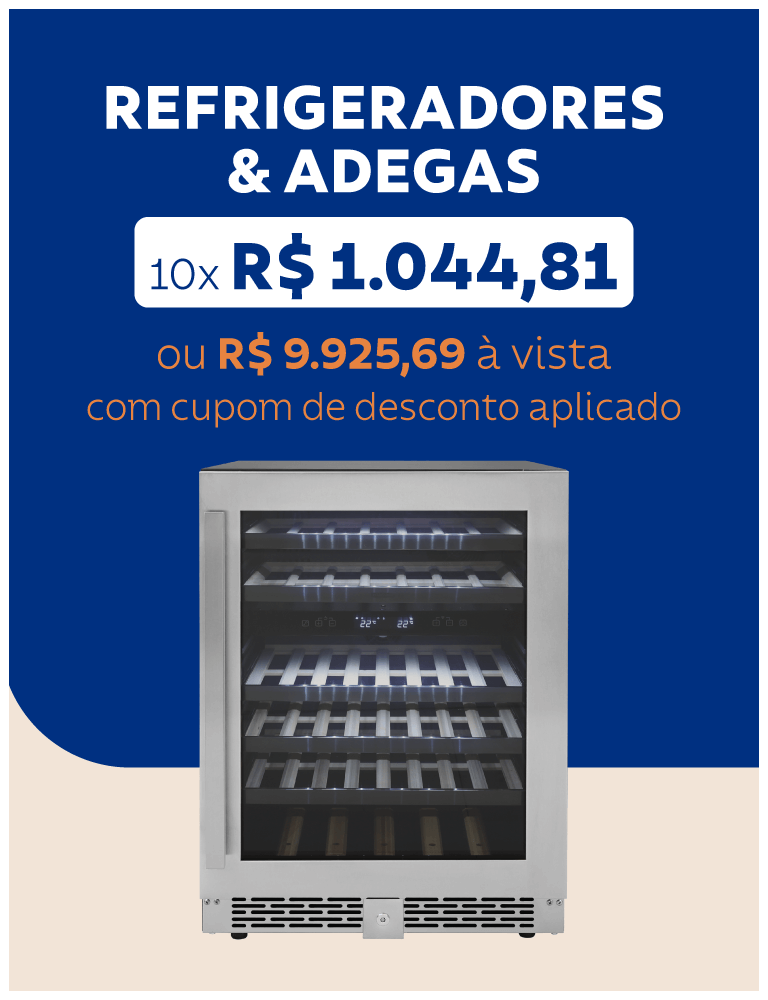 5% OFF* em Refrigeradores – Use o cupom LIBEROU5 no carrinho!