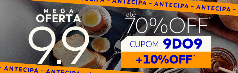 ANTECIPA 09/09: 70% OFF +10% OFF com cupom: 9DO9