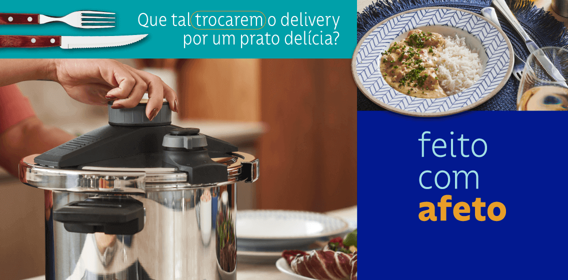 Que tal trocar um delivery por um prato del&iacute;cia?