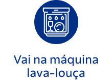 Vai na máquina lava-louças