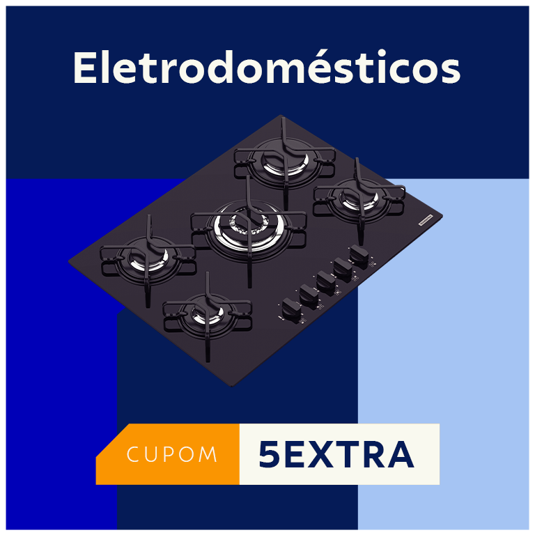 Eletrodomésticos - cupom: 5EXTRA