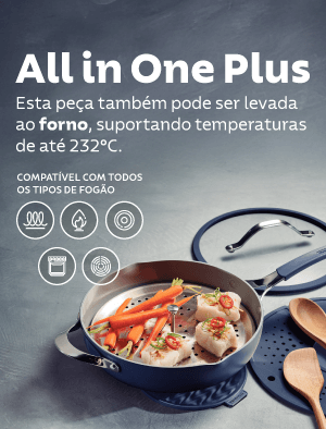 Compatível com todos os tipos de fogão