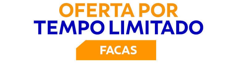 Oferta por tempo limitado: facas