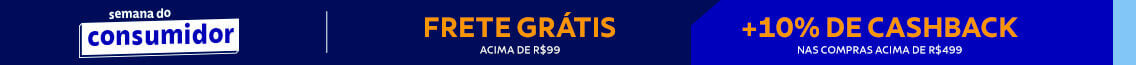 FRETE GR&Aacute;TIS acima de R$ 99 e at&eacute; 10% de CASHBACK nas compras acima de R$ 499