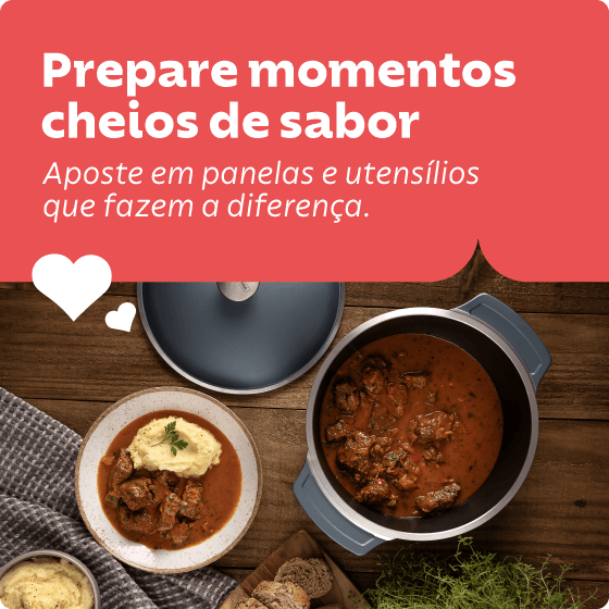Prepare momentos cheios de sabor: Aposte em panelas e utensílios que fazem a diferença