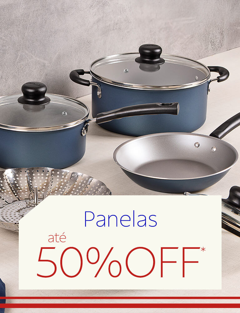Panelas at&eacute; 50% OFF