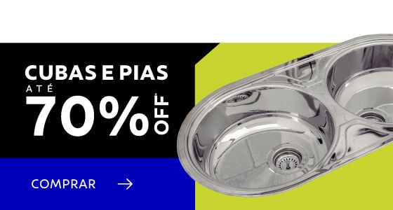 Cubas e acess&oacute;rios at&eacute; 70% OFF*