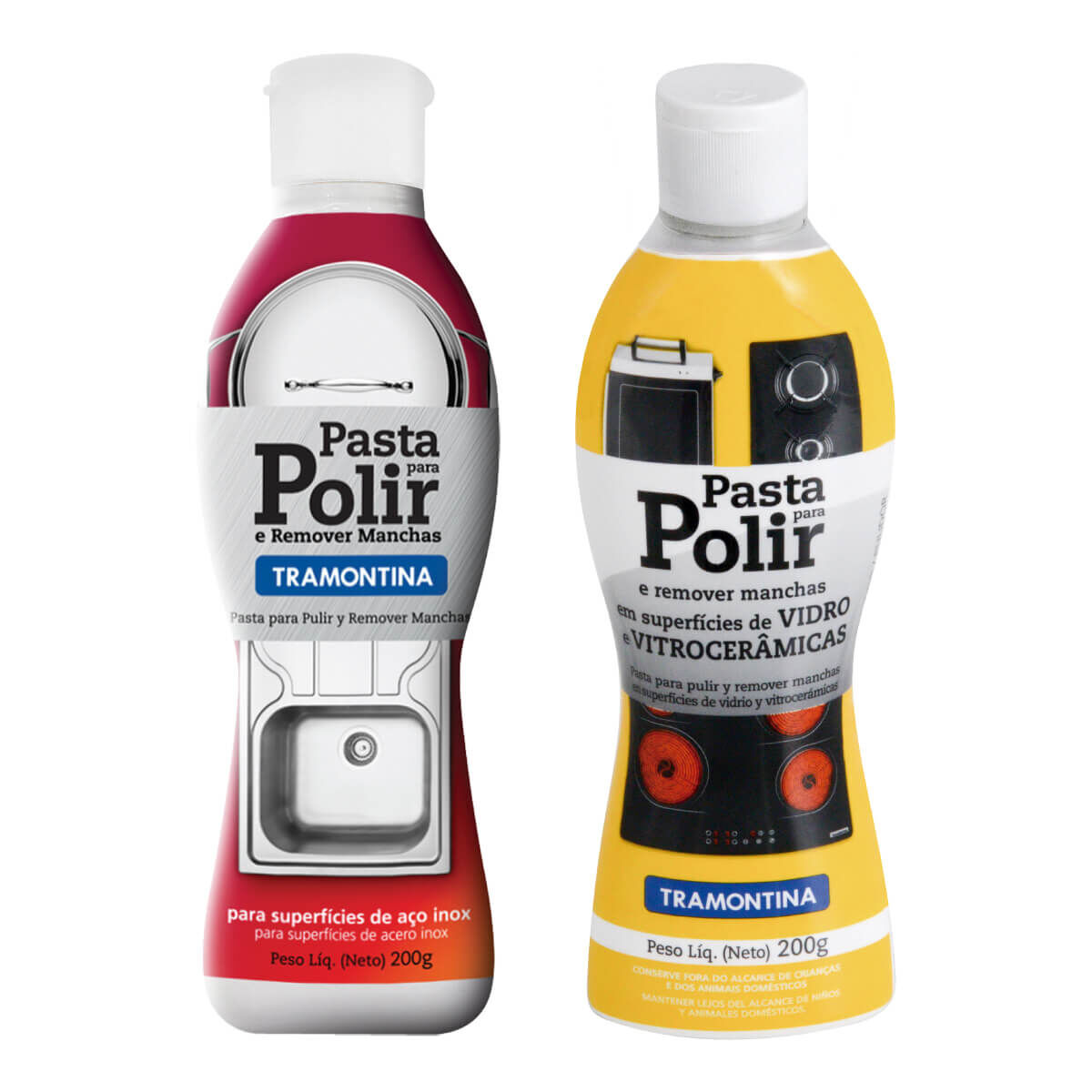 Kit Tramontina Limpeza de Superf&iacute;cies: Inox, Vidro e Vitrocer&acirc;mica - SKU 99900012 - 1 image number 0