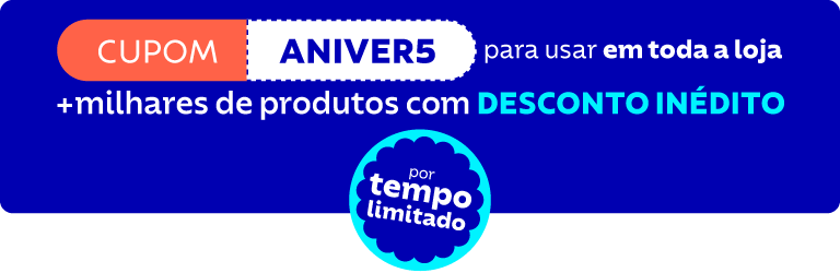 +5% OFF em todo o site com cupom: LIBEROU5