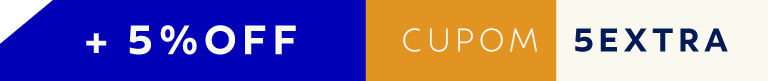 +5% OFF neste produto com cupom: 5EXTRA