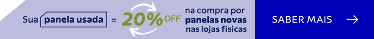 Troque e Transforme Sua panela usada = 20% OFF na compra por panelas novas